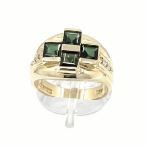 Green Tourmaline dimonds